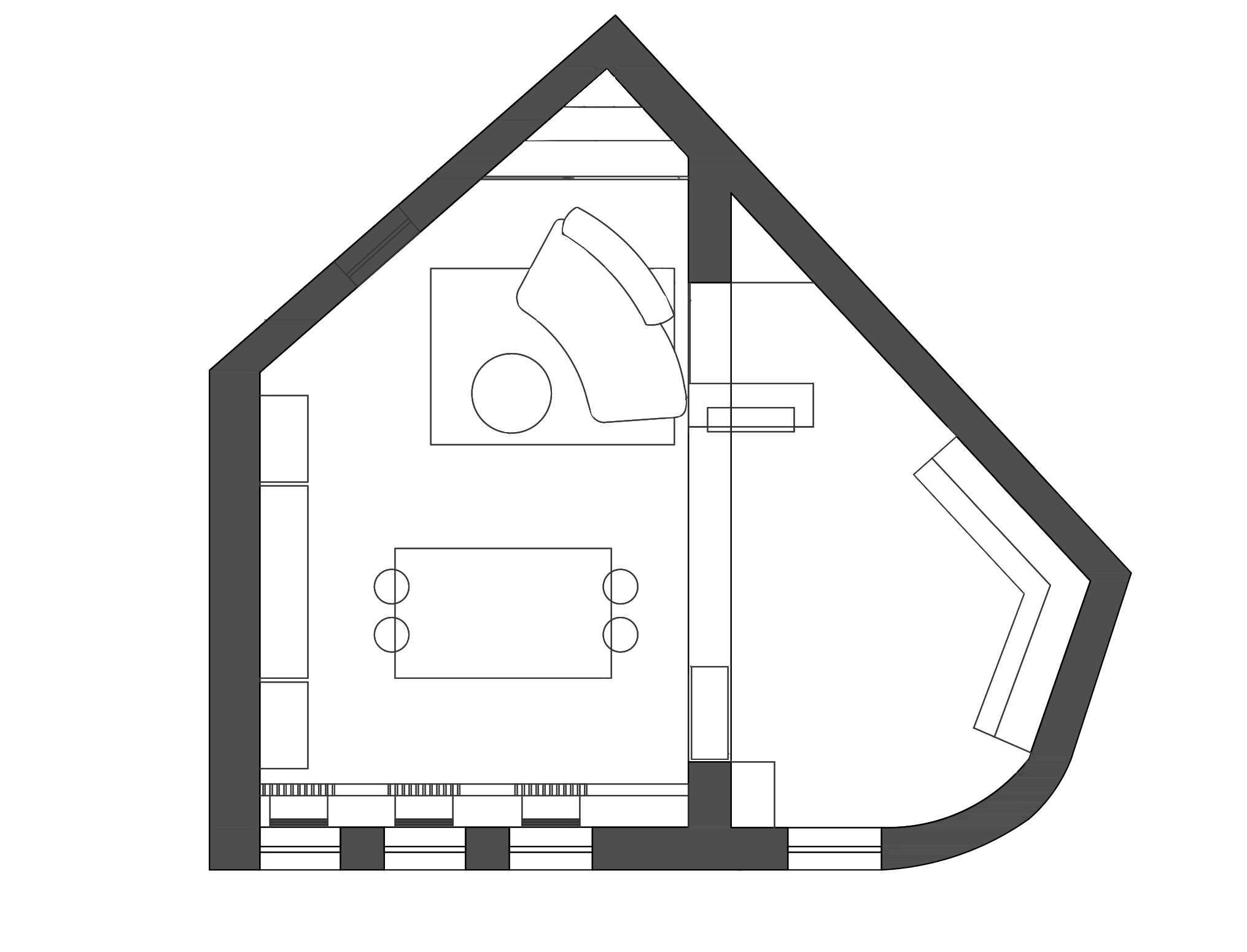 Планировка проекта Салон интерьерного текстиля
